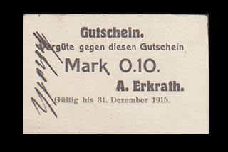 DSWA-Gutschein-Erkrath 0-10 Mark DSWA-Gutschein-Erkrath 0-10 Mark