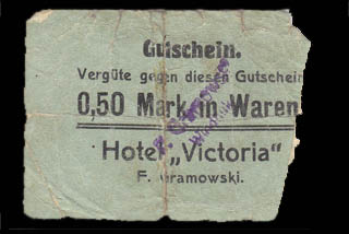 DSWA-Gutschein-Hotel Victoria 0-50 Mark