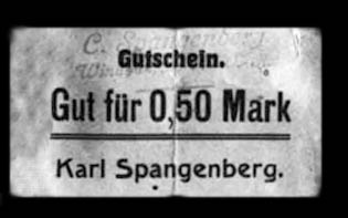 DSWA-Gutschein-Spangenberg 0-50 Mark DSWA-Gutschein-Spangenberg 0-50 Mark