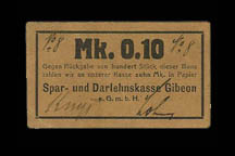 DSWA-Gutschein-Sparrkasse gibeon 0-10 mark DSWA-Gutschein-Sparrkasse gibeon 0-10 mark